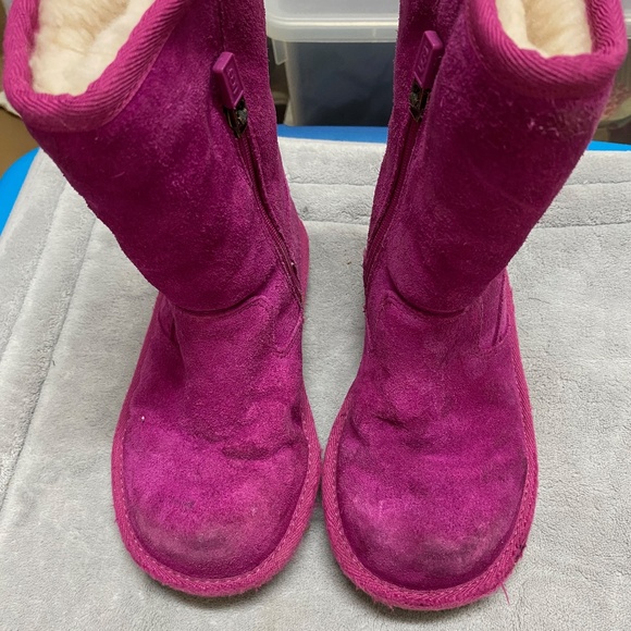 UGG Other - Ugg Australia Girls Lil Sunshine Pink Zip Boots